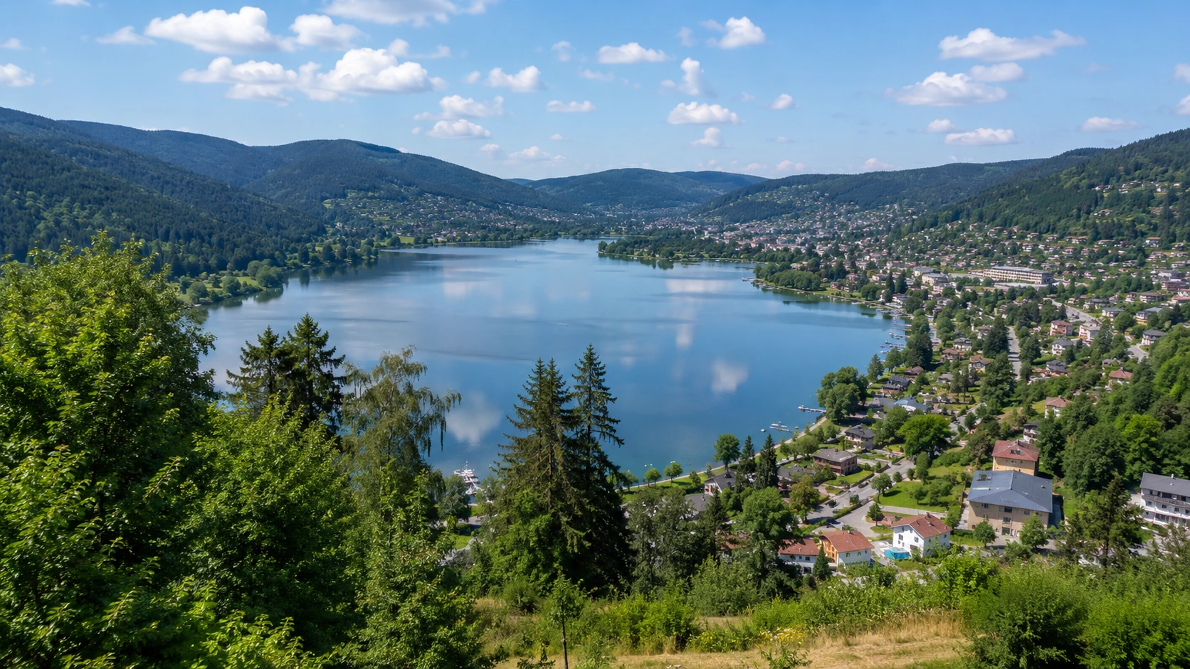 Lac de Gérardmer dans les Vosges – développeur web et création de sites ByteMinds