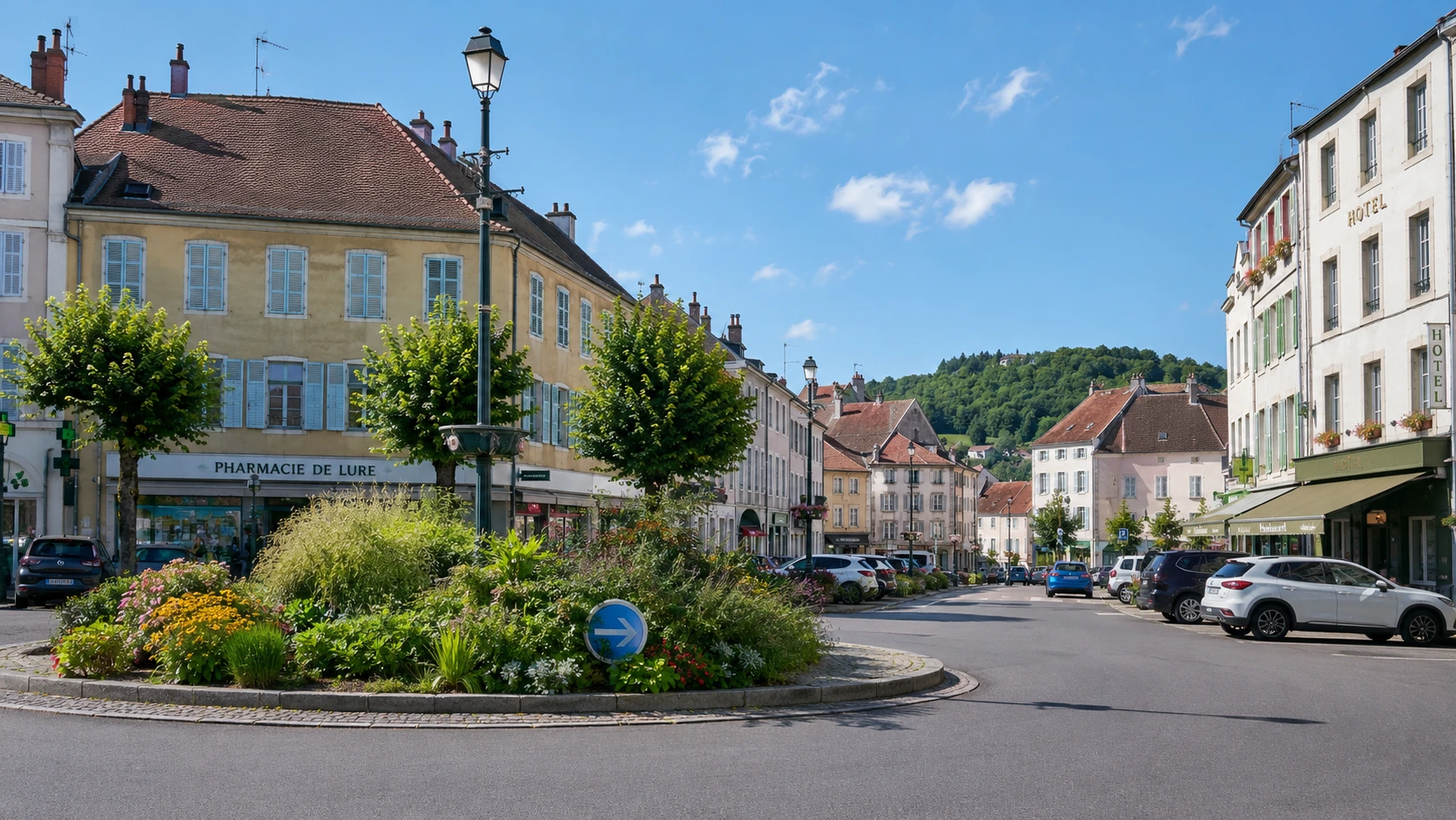 Centre-ville de Lure en Haute-Saône – développeur web ByteMinds